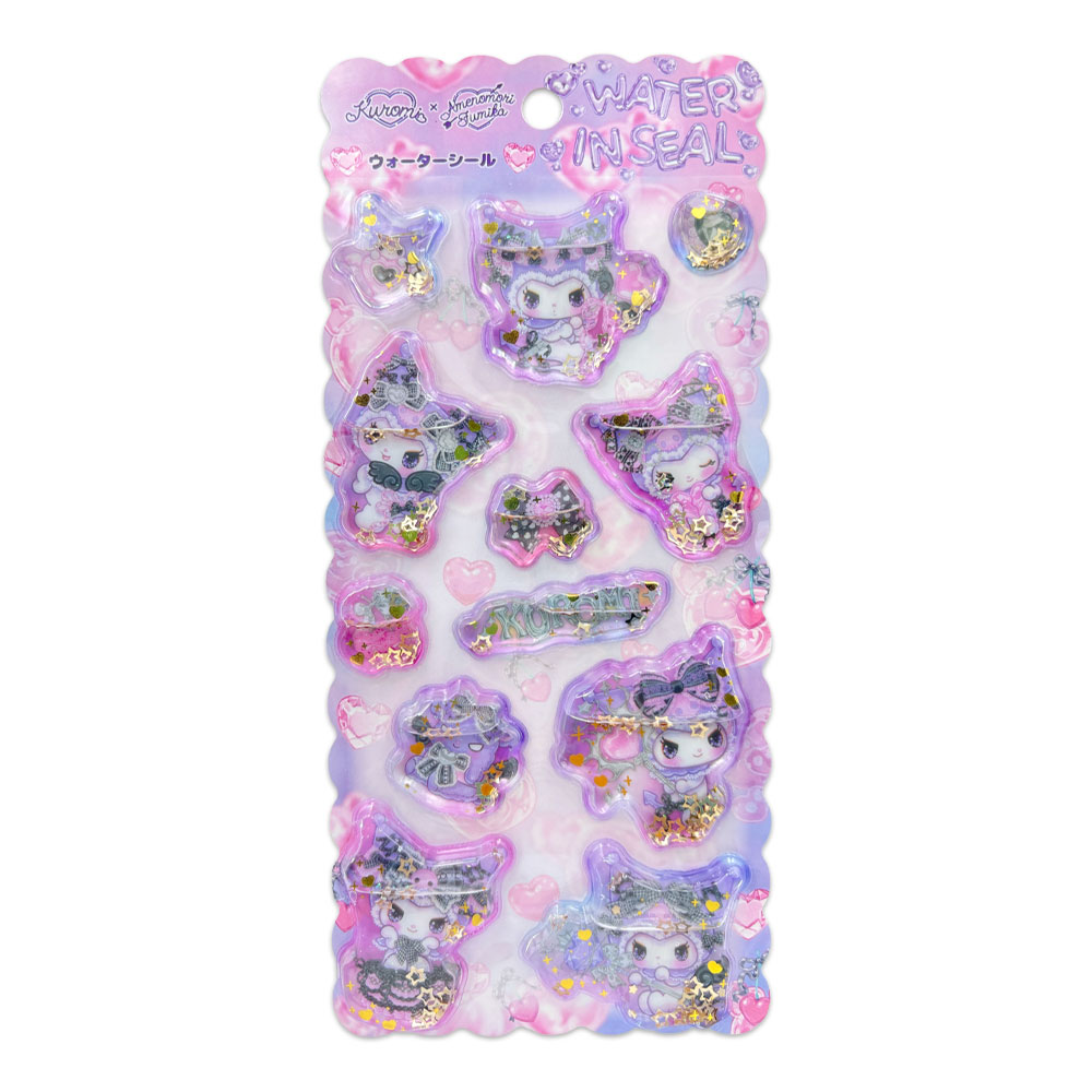 サンリオキャラクターズ×飴ノ森ふみか  ウォーターシール　【海外販売不可商品】
