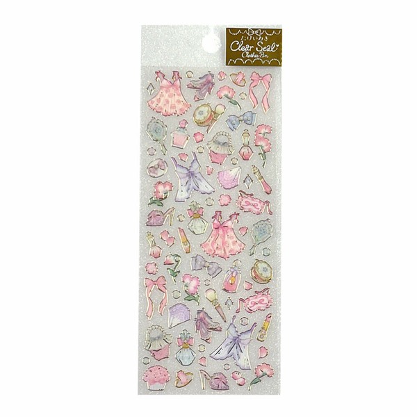 たけいみきシリーズふち箔クリアシール　【中国（香港・マカオ含）・台湾・タイ・ベトナム・シンガポール・インドネシア・マレーシア販売不可商品】