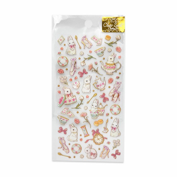 たけいみきシリーズふち箔クリアシール　【中国（香港・マカオ含）・台湾・タイ・ベトナム・シンガポール・インドネシア・マレーシア販売不可商品】