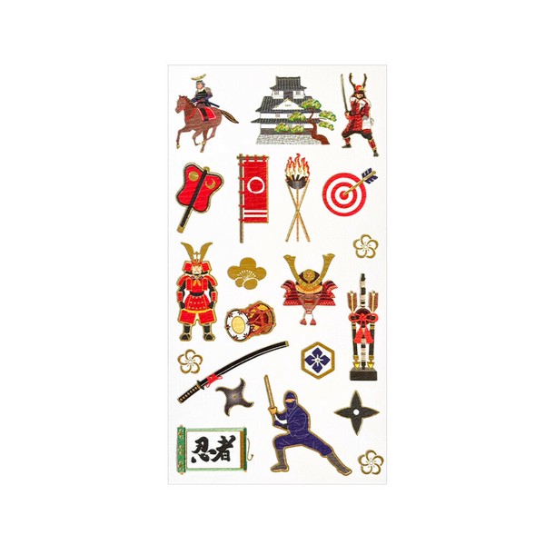 日本の伝統シリーズ　和柄シール