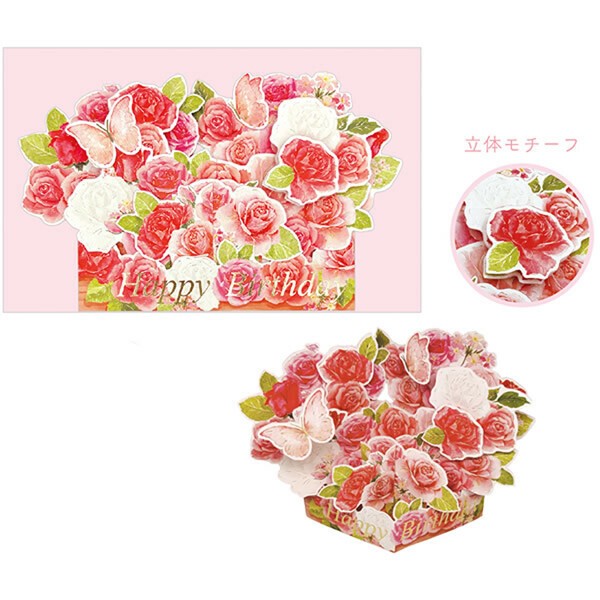 ポップアップ誕生日カード