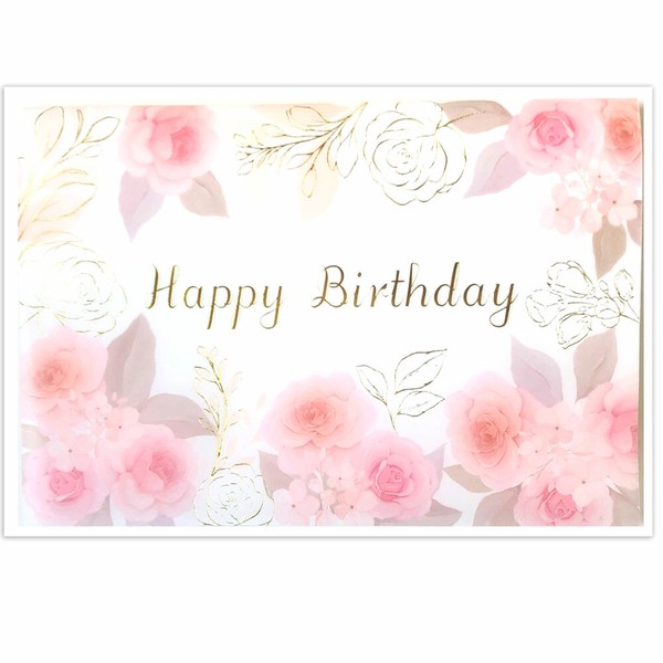 トレーシングペーパーカード　誕生日