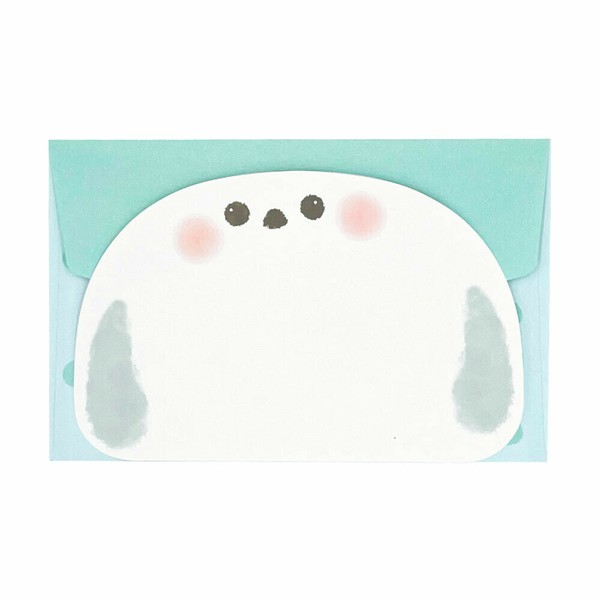 どうぶつシリーズ　どうぶつメッセージカード&封筒セット