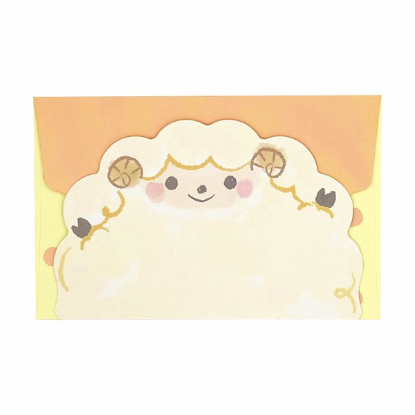 どうぶつシリーズ　どうぶつメッセージカード&封筒セット