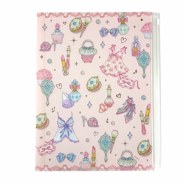 たけいみきシリーズ　ジッパー付6ポケットクリアファイル（A4サイズ）【中国（香港・マカオ含）・台湾・タイ・ベトナム・シンガポール・インドネシア・マレーシア販売不可商品】